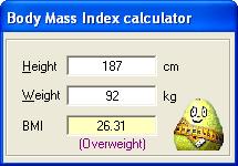 Body Mass Index calculator