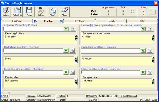 EAP Employee problem